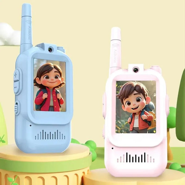 Video Walkie Talkie 2Pcs Rechargeable Kids Video