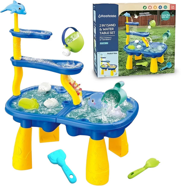 2in1 Kids Sand & Water Table Fun Set Set