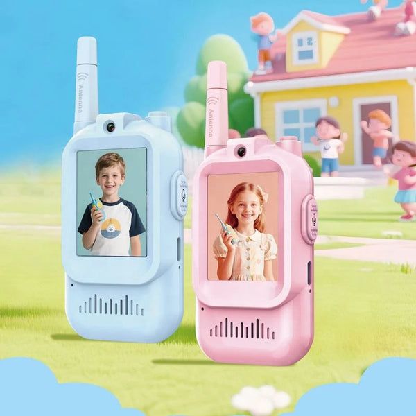 Video Walkie Talkie 2Pcs Rechargeable Kids Video