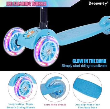 Kids Scooty with Adjustable & Fold-able Handle