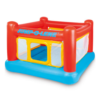 Intex Inflatable Jumping Trampoline Playhouse Jump-O-Lene 5ft 8in x 5ft 8in x 3ft 8in