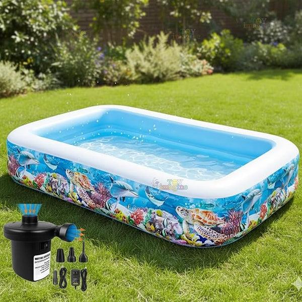 INTEX Swim Center Tropical Reef Family Pool (120" x 72" x 22")