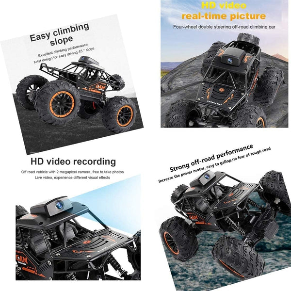Camera Car 4x4 Climbing Alloy Off-Road RC Car with 4K HD WiFi Camera