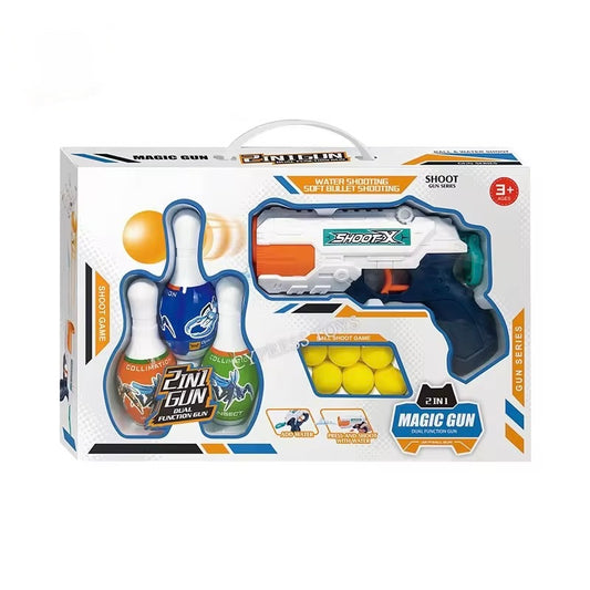 2 in 1 Magic Blaster Balls & Water Shooting Gun & Accessories for Kids