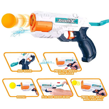 2 in 1 Magic Blaster Balls & Water Shooting Gun & Accessories for Kids