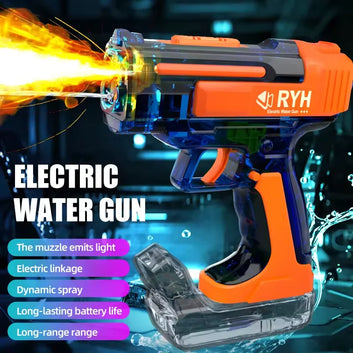 Electric Mini Water Shooting Gun With Smoke