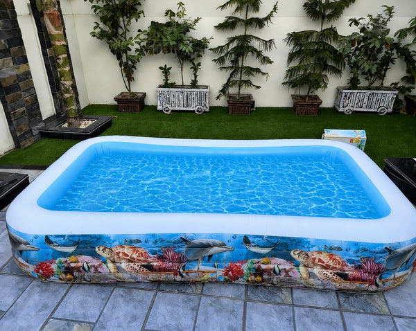 INTEX Swim Center Tropical Reef Family Pool (120" x 72" x 22")