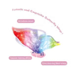Butterfly Wings With Light And Music