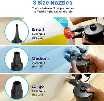 Electric Air Pump For Swimming Pools With Nozzle’s