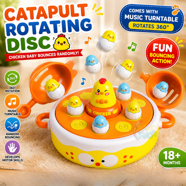 Cute Chick Fishing Catpult Game