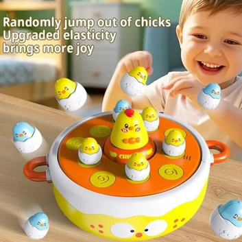 Cute Chick Fishing Catpult Game
