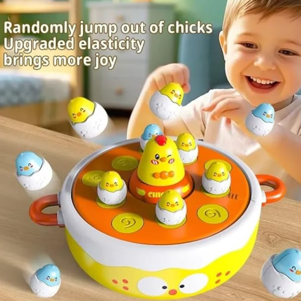 Cute Chick Fishing Catpult Game
