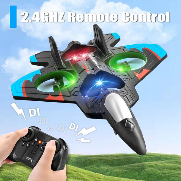 Fighter Jet Remote Control Flying Aircraft Toy for Kids