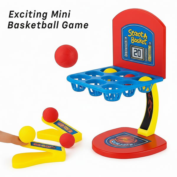 Mini Basketball Game – Fun Desktop Shooting Toy for Kids & Adults