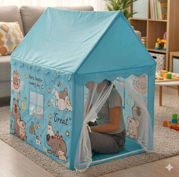 Kids Portable Play Tent House With Storage Bag