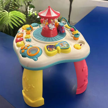Multi-functional Toddlers Carousel Musical Activity Table