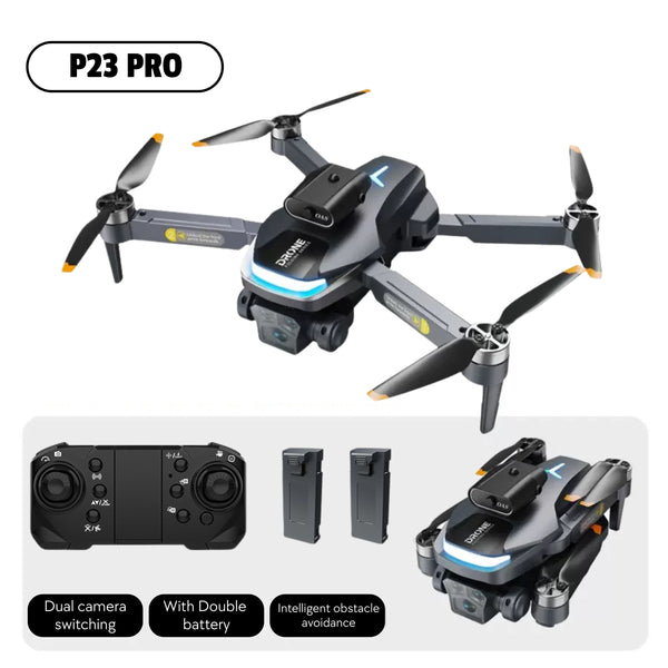 Double Battery P23 Pro Max Drone Camera HD – With Brushless Moters