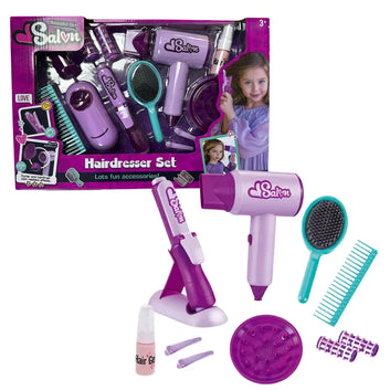 7PCS Hairdressing tool set with hair dryer brush