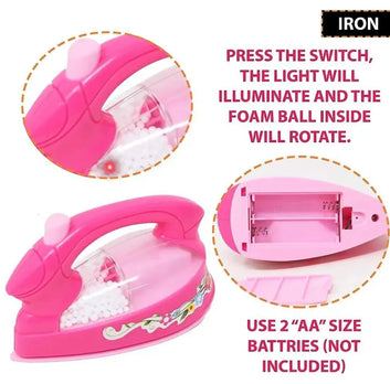 Battery Operated Kids Home Appliance Set – 4 Pieces