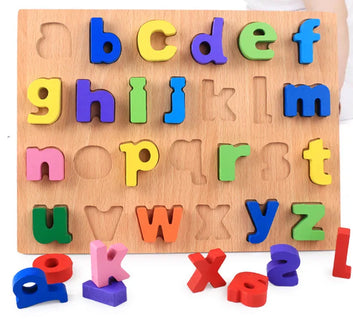 ABC & 123 Wooden Puzzle for kids