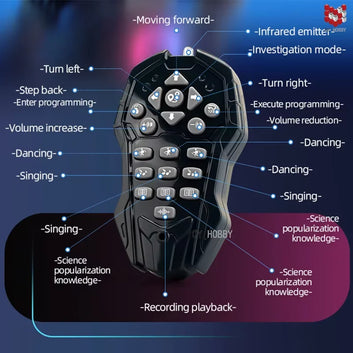 AI INTELLIGENT ROBOT WITH DANCING AND LIGHT EFFECT FOR KIDS