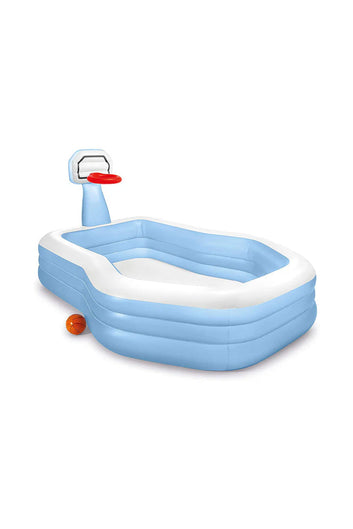 INTEX Swim Center Shootin Hoops Family Pool, for Ages 3+ 101 x 74 x 51 inches